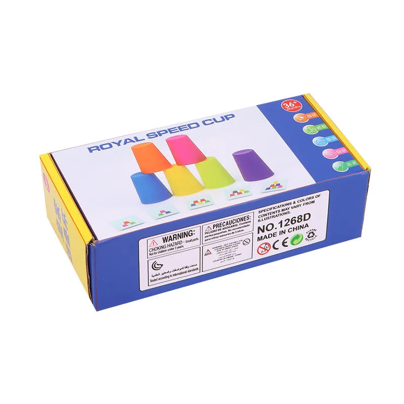 Montessori  Jeu de Rapidité – Gobelets Empilables Éducatifs (Dès 3 ans)